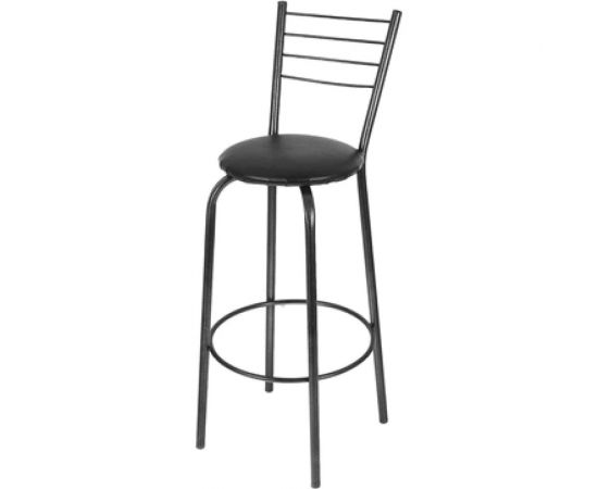 Барный стул MODULES TYLE Волна черный на черном ХМ549 