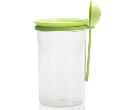 Банка для сыпучих продуктов Полимербыт с ложкой 0.7 л 433060000 