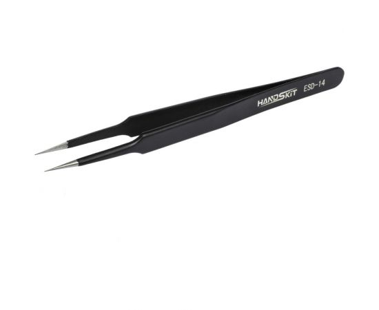 Диэлектрический пинцет HANDSKIT 120 мм ESD14 