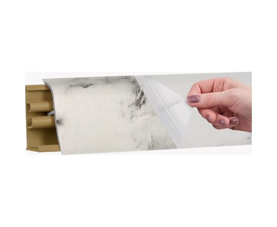 Плинтус KORNER LB 38 15 мрамор белый 3.0 м 15 38-15 