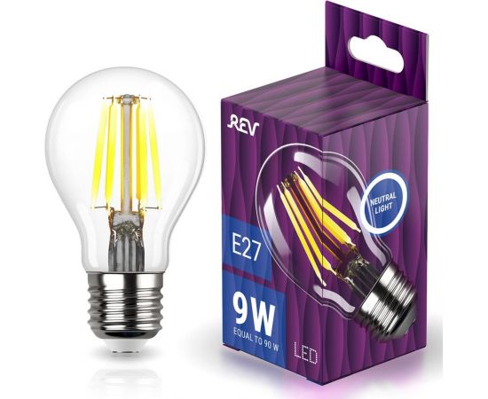 Светодиодная лампа REV A60 E27 9W, 4000K 32476 8 