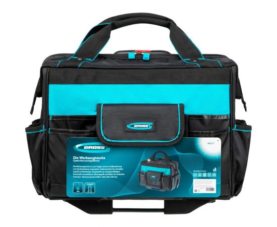 Сумка для инструмента GROSS 460x240x340мм, выдвижная рукоятка, колеса 90277 – изображение 14