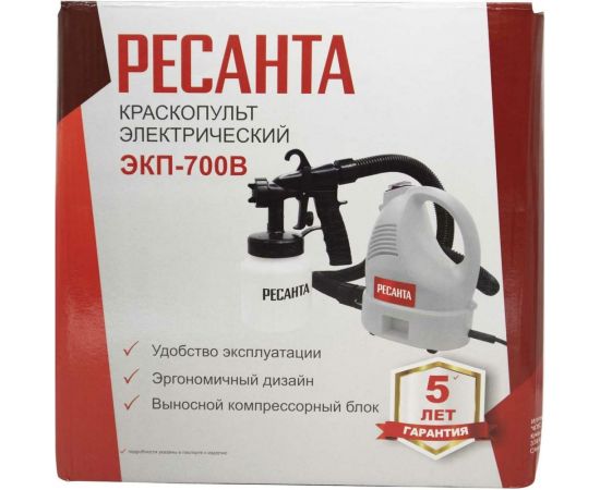 Электрический краскопульт Ресанта ЭКП-700В 75/17/2 – изображение 15