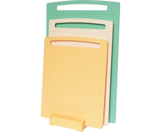 Набор разделочных досок на подставке ПОЛИМЕРБЫТ practic s, m, l, 3 шт. 4330433 – изображение 2