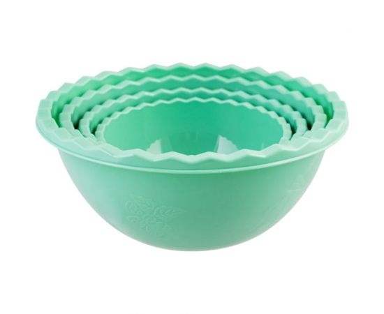 Набор мисок Полимербыт LAOLA MINI 4 шт., 0.55+0.9+1.4+2 л 436870400 – изображение 2