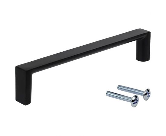 Ручка-скоба KERRON 128 мм, матовый черный S-2440-128 BL – изображение 2