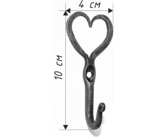 Настенный кованый крючок Covali Нежный НС-718 – изображение 2