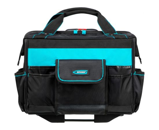Сумка для инструмента GROSS 460x240x340мм, выдвижная рукоятка, колеса 90277 – изображение 3