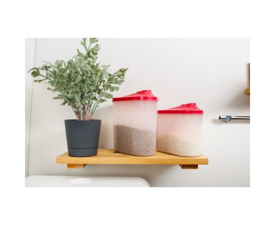 Банка для сыпучих продуктов Полимербыт овальная 2 л 432930000 – изображение 3