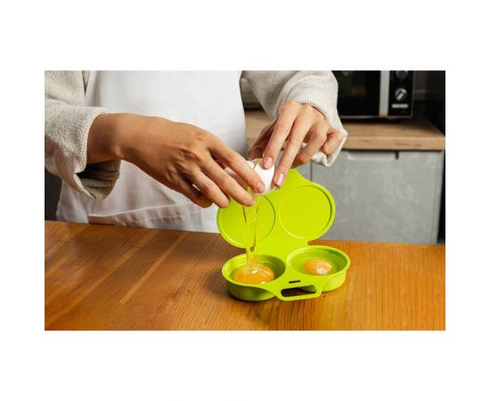 FIT BOX для приготовления 2 яиц в СВЧ Полимербыт 434523000 – изображение 3