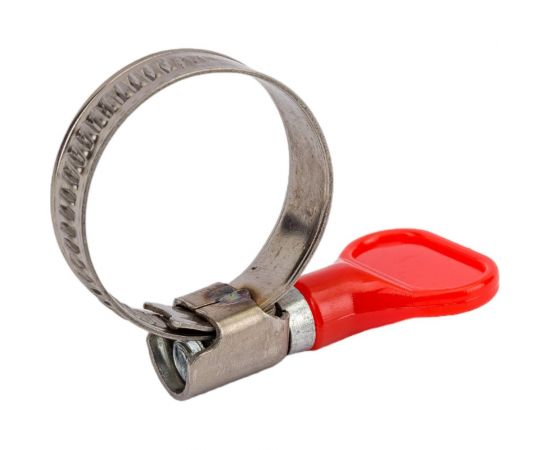 Обжимной хомут TIM из нержавеющей стали, 16-25 мм, с бабочкой 771990 – изображение 3