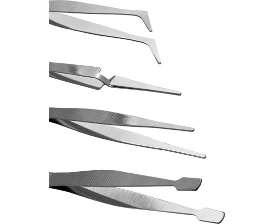 Набор нержавеющих пинцетов vertextools 4 предмета 0032-4 – изображение 4