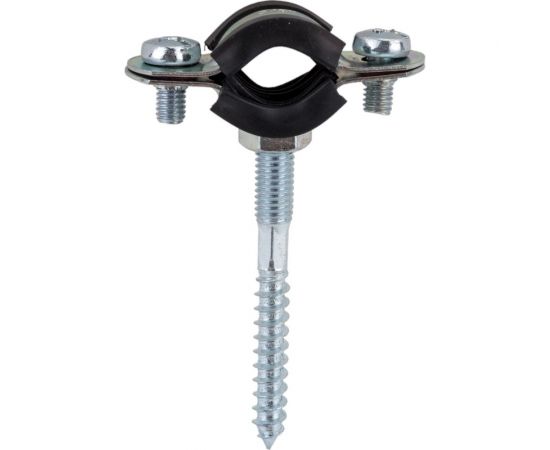 Хомут Uni-Fitt 3/8 15-19 мм с резиновым уплотнителем, шпилькой и дюбелем 850U1800 – изображение 4