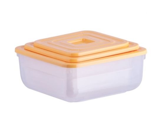 Комплект контейнеров Полимербыт PRACTIC 5 шт., 0.5+0.85+0.9+1.5+2.3 л 438875100 – изображение 4