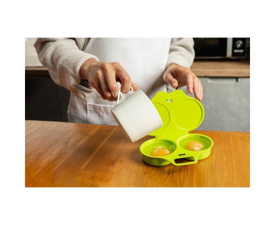 FIT BOX для приготовления 2 яиц в СВЧ Полимербыт 434523000 – изображение 4