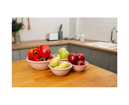 Набор мисок Полимербыт LAOLA MINI 4 шт., 0.55+0.9+1.4+2 л 436870400 – изображение 4