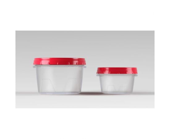 Банки с закрученной крышкой ПОЛИМЕРБЫТ 2шт, 0.3л+0.7л 4343102 – изображение 6