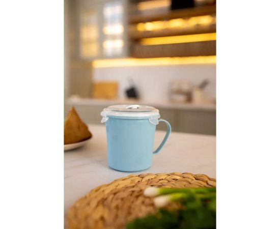 Контейнер-кружка с клапаном Полимербыт MOVE 0.65 л, для СВЧ 434580100 – изображение 7