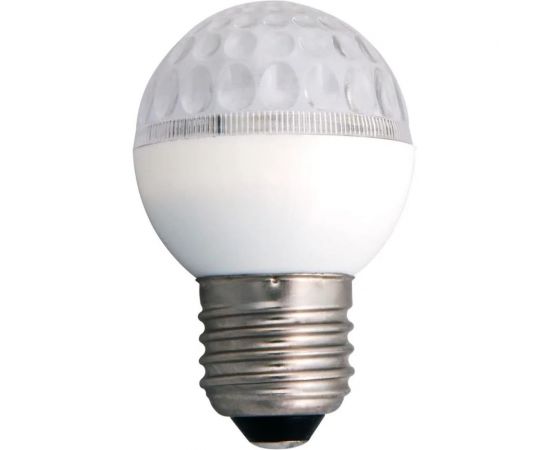 Светодиодная лампа-шар для украшения NEON-NIGHT диаметр 50 мм, цоколь е27, 9 LED, 1 Вт красная 405-212 