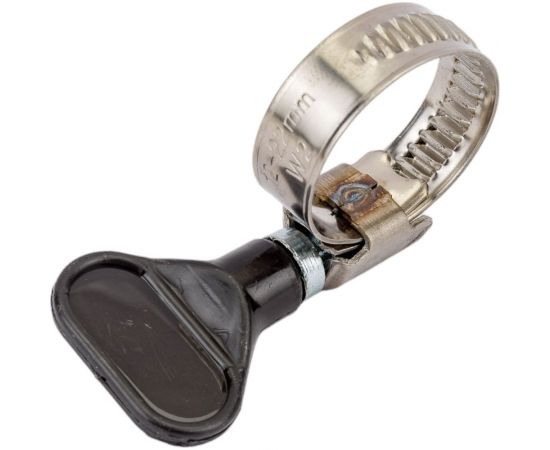 Обжимной хомут TIM из нержавеющей стали, 12-20 мм, с бабочкой 771989 