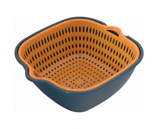 Дуршлаг МУЛЬТИДОМ Дабл NEW с миской размер 19x17x7,5 см, объем 1200 мл VL11-121 