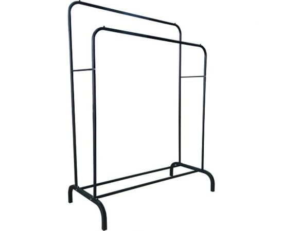Двойная напольная вешалка для одежды Helex чёрная W-01 