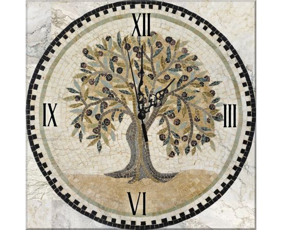 Стеклянные часы ООО Оптион АНТИЧНОЕ ДЕРЕВО 80228 