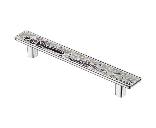 Ручка-скоба KERRON 128 мм, хром, JUNGLE KA3-128JG11-CR 