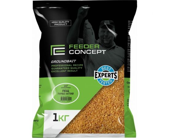 Прикормка FEEDER CONCEPT ЛЕЩ ТУРБО АКТИВ, 1кг FC100-10 