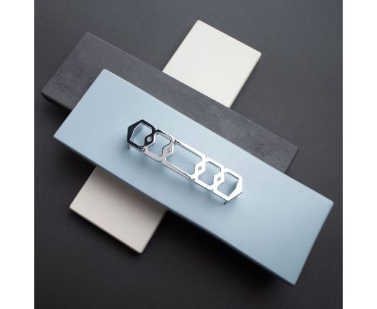 Ручка-скоба KERRON 128 мм, хром S-3995-128 – изображение 2