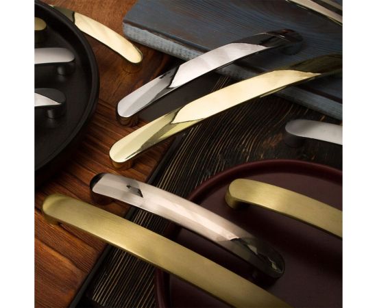 Ручка-скоба KERRON 128 мм, полировaннaя стaль S-2263-128 SP – изображение 2