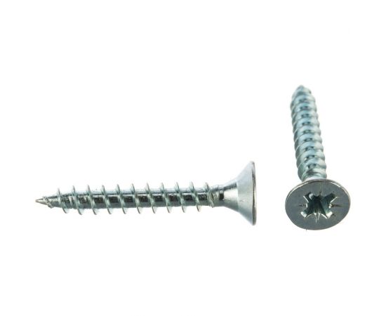 Потайной универсальный шуруп Метизный двор 6,0x40, белый, 8 шт. 4690441019349 – изображение 2