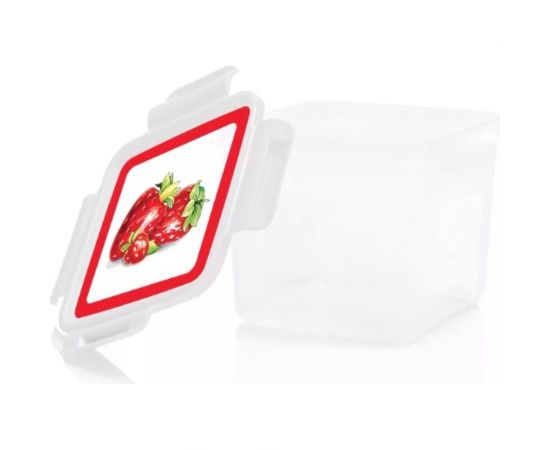 Контейнер Полимербыт ЛОК ДЕКОР квадратный, 0.9 л, свч 435720100 – изображение 3