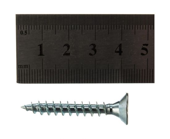 Потайной универсальный шуруп Метизный двор 6,0x40, белый, 8 шт. 4690441019349 – изображение 4