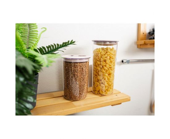 Банка для сыпучих продуктов Полимербыт круглая 1.4 л 432620000 – изображение 6