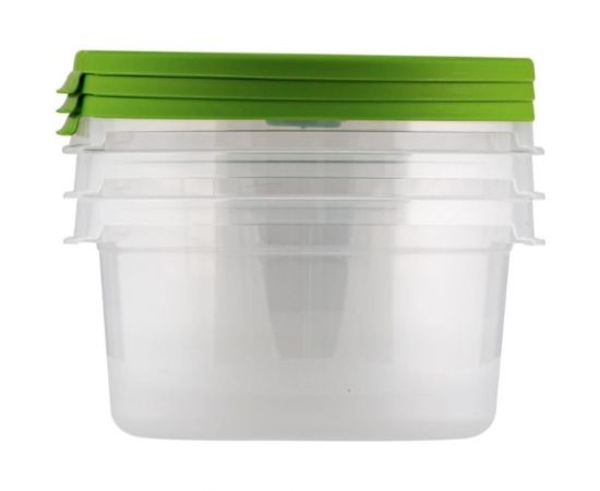 Комплект контейнеров Полимербыт СМАЙЛ 3 шт, круглые, с клапаном, 0.4 л, свч 435200100 – изображение 6