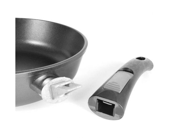 Сковорода нева металл посуда антипригарное покрытие литая 26 см съемная ручка Титан 9026 – изображение 9