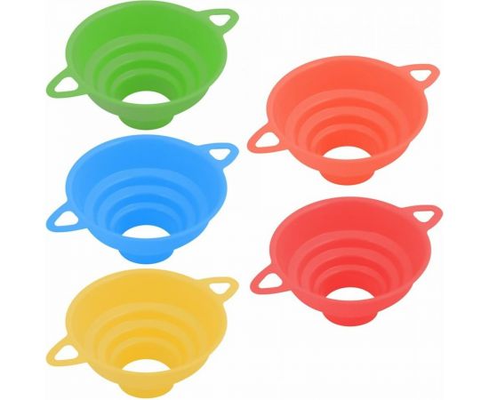 Универсальная воронка для банок МУЛЬТИДОМ 4 диаметра 4 см, 5,2 см, 6,7 см, 9 см 5 цветов МГ76-86 – изображение 9