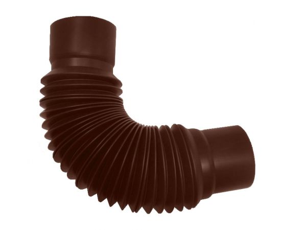 Универсальный гибкий отвод Murol 80 мм, коричневый 14060 