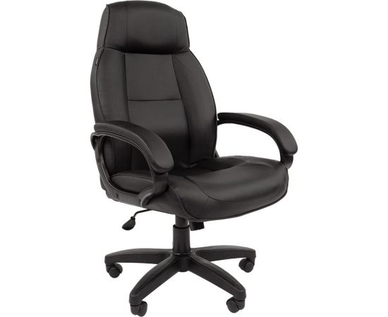 Компьютерное офисное кресло руководителя BRABIX Formula EX-537, с подлокотниками, эко кожа 531388 