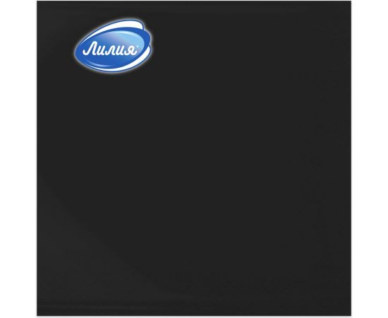 Бумажные салфетки Лилия 33x33, Черный, 2 слоя, 20 листов 865 