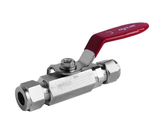 Шаровой кран Hy-Lok 110 серии из нержавеющей стали SS 316, 6мм - 6мм BV-H-6M 