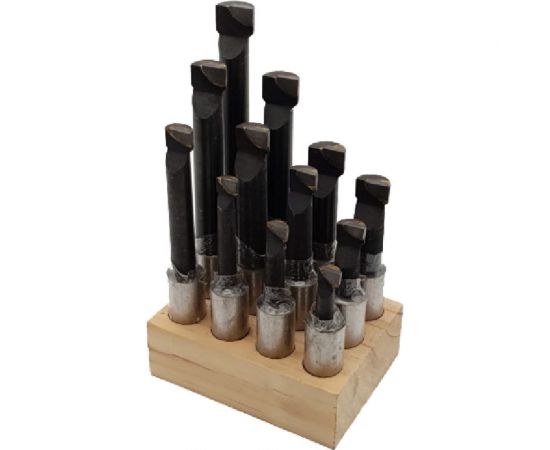 Комплект расточных резцов 12 шт, 18 мм, правые, горизонтальные ТЕХНОРЕАЛ МА400023011 