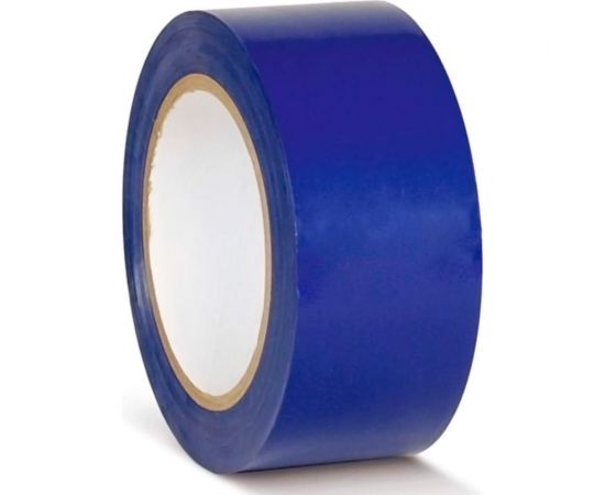 Лента для разметки самоклеящаяся Vell длина 33 м, ширина 50 мм, синяя, 0,15 мм, ПВХ (Standart) 301587 