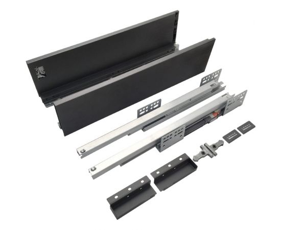 Комплект системы выдвижения Lemax prof Lembox, H=167, 500 мм, серый Lembox-167-500-GR 