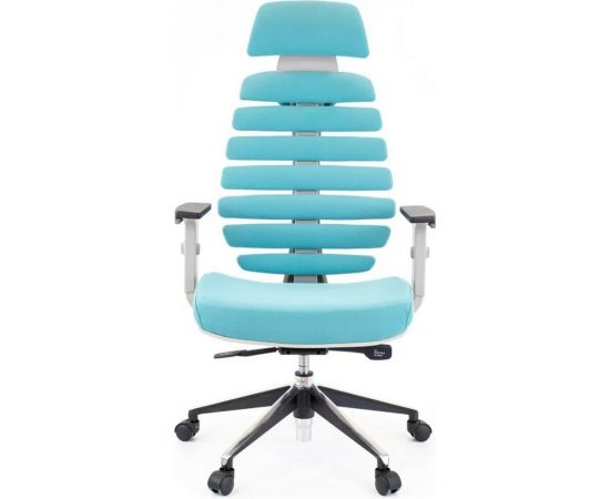 Кресло Everprof Ergo Grey ткань бирюзовый EP-Ergo Fabric Тurqoise 