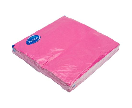 Бумажные салфетки Лилия 33x33, розовый, 2 слоя, 20 листов 766 