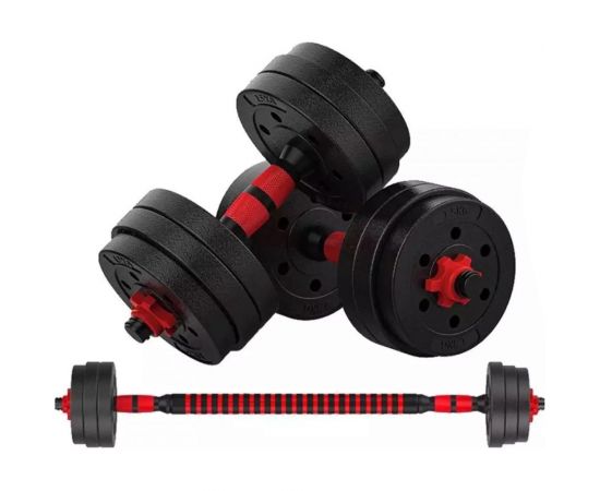 Разборные гантели с грифом URM 20 кг (2шт х 10 кг) B00027 