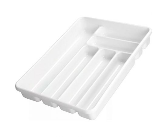 Лоток для столовых приборов COSMOPLAST 6-ти местный, 40x30x6 см, пластик, цвет ассорти 2142 