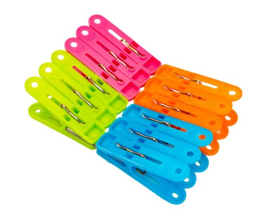 Прищепки Мамонтенок Чистолюб MINI 5.4см набор 12шт D1002-12 